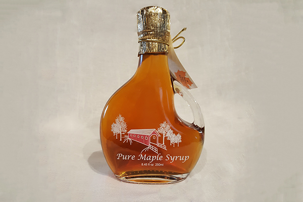 Grade-A Amber Pure Maple Syrup Covered Bridge